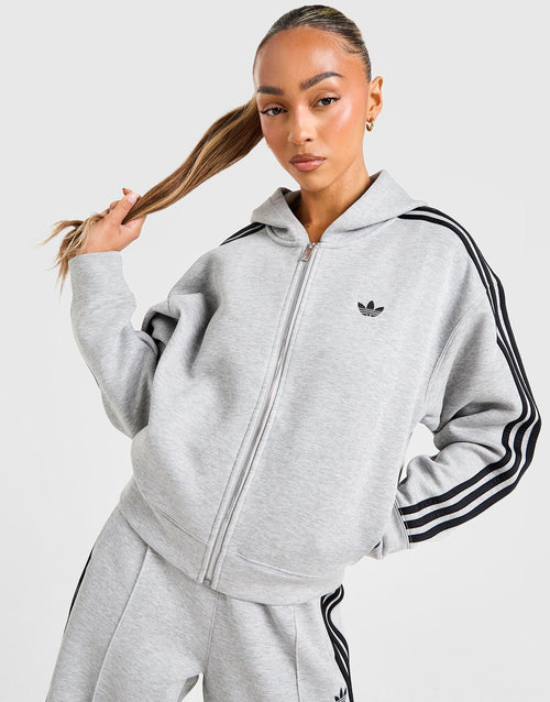 3-Stripes Spacer Full Zip Hoodie