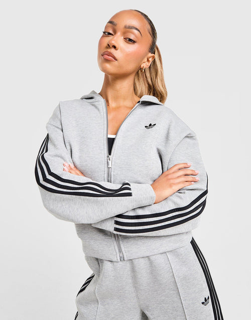 3-Stripes Spacer Full Zip Hoodie