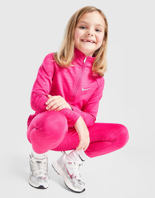 Swoosh Pacer 1/2 Zip/Leggings Set Children's
