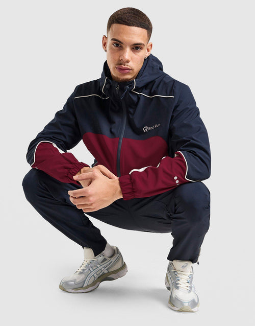 Crimson Wave Tech Track Jacket