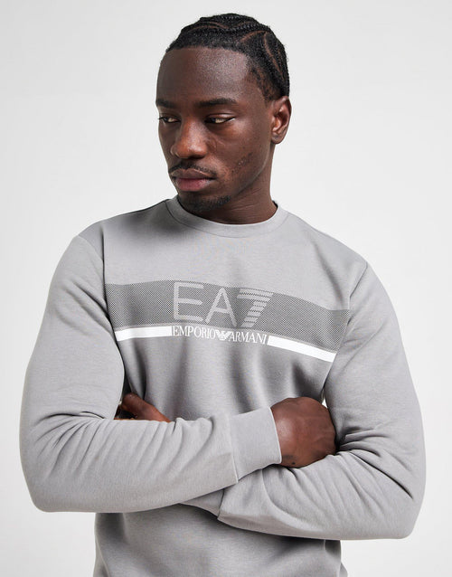 Dot Graphic Crew Sweatshirt