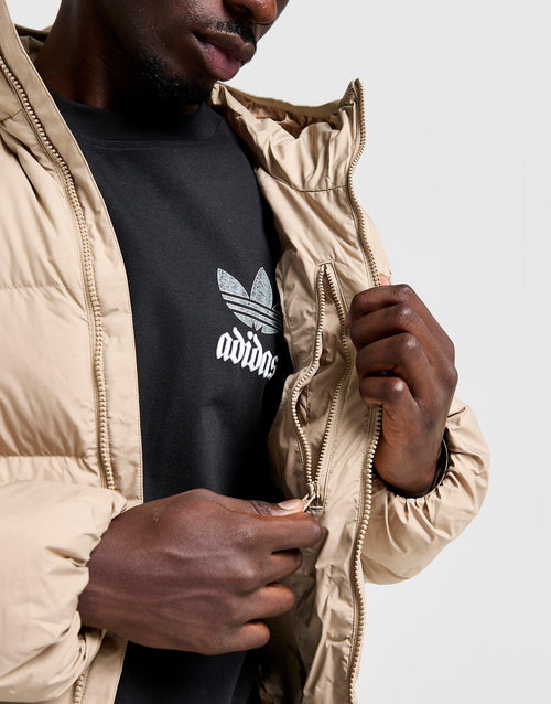 Tonal Hooded Puffer Jacket