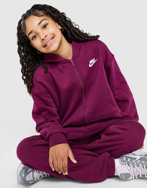 Girls' Club Fleece Full Zip Hoodie Junior