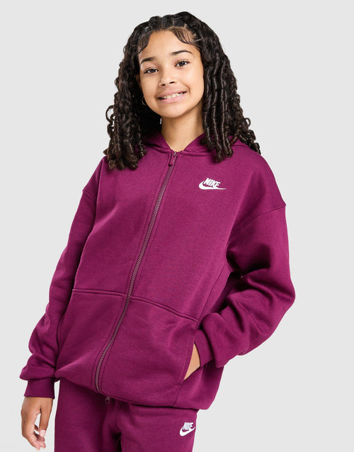 Girls' Club Fleece Full Zip Hoodie Junior