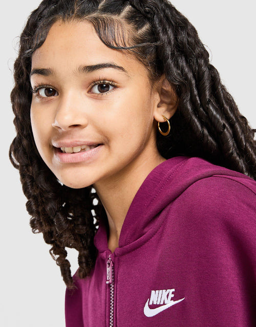 Girls' Club Fleece Full Zip Hoodie Junior