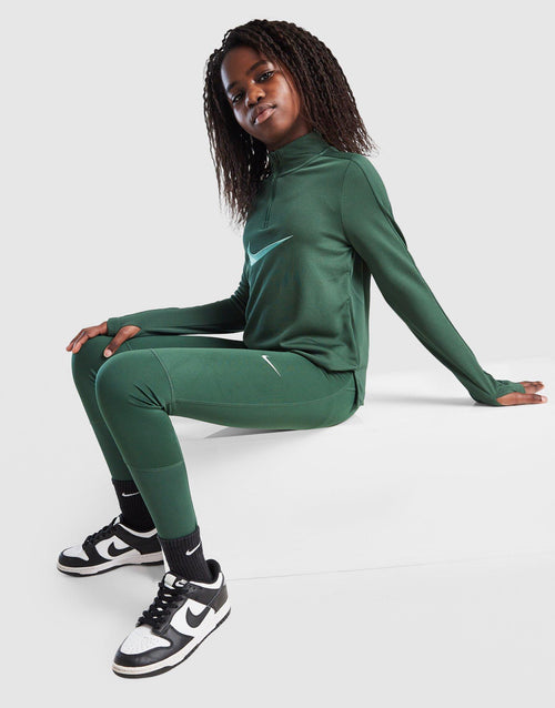 Girls' Swoosh 1/2 Zip Top Junior