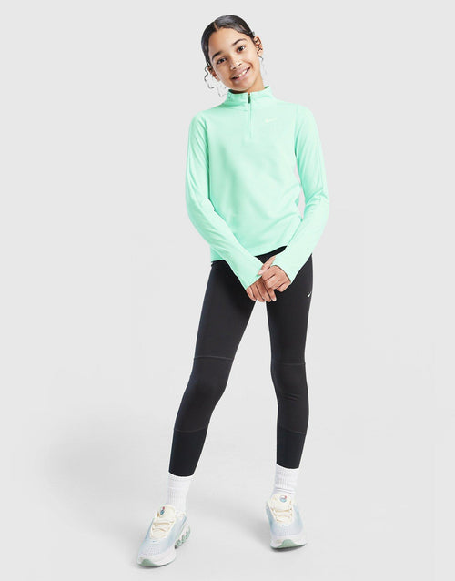 Girls' Long Sleeve 1/2 Zip Top Junior