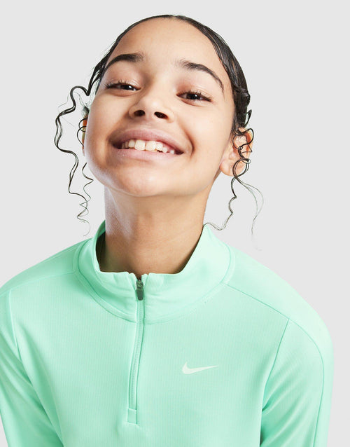 Girls' Long Sleeve 1/2 Zip Top Junior