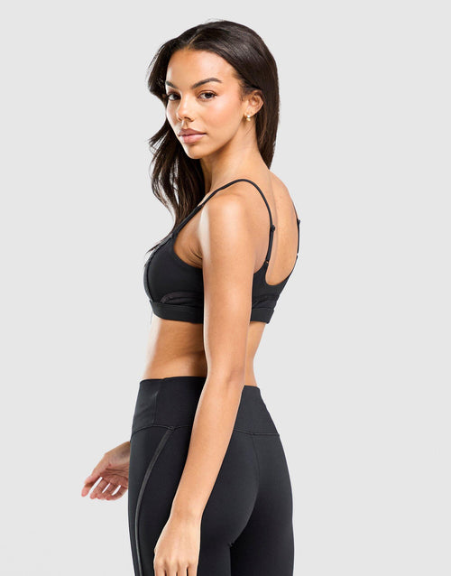 Training One Velvet Binding Sports Bra