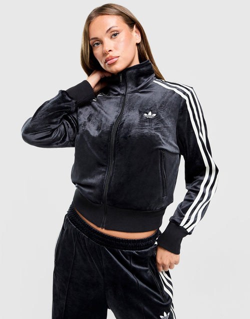Velour 3-Stripes Track Top