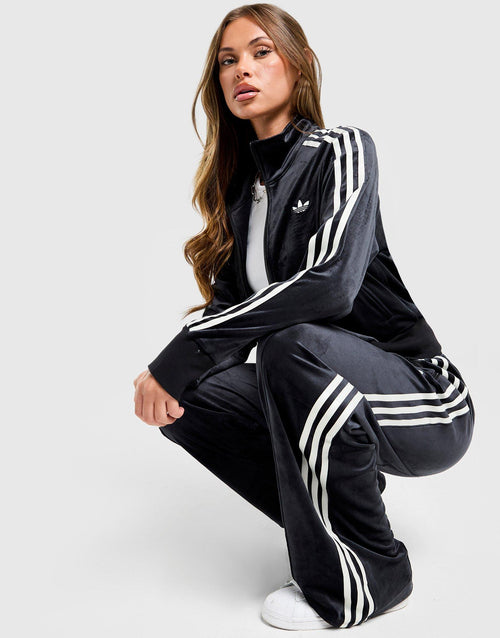 Velour 3-Stripes Track Top