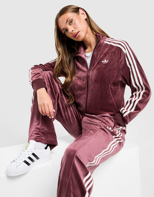 Velour 3-Stripes Track Top