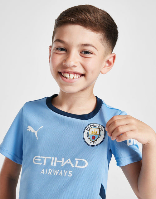 Manchester City FC 2024/25 Home Kit Children