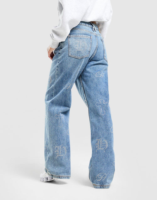 Crystal Diamante Jeans