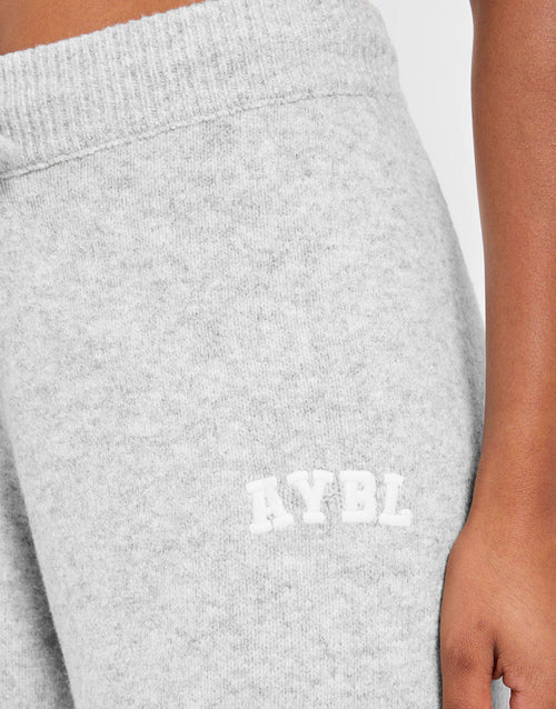 Varsity Knitted Wide Joggers