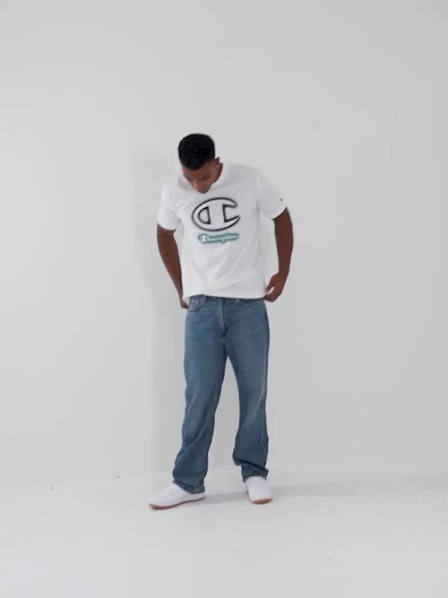 Varsity Knitted Crew Sweatshirt