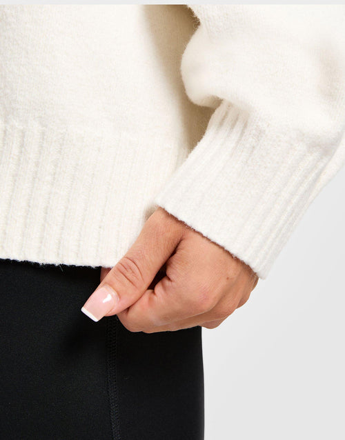 Varisty Knitted Crew Sweatshirt