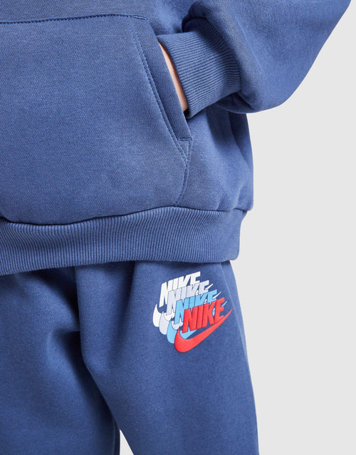 Repeat Swoosh Overhead Hoodie Tracksuit Children