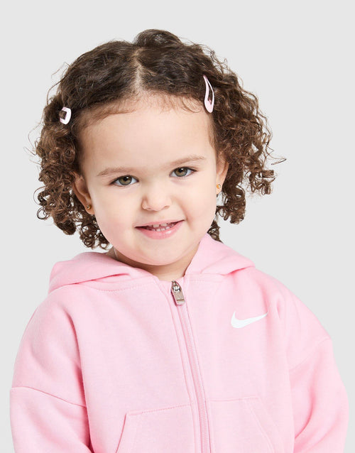 Girls' Graphic Full Zip Hooded Set Infant