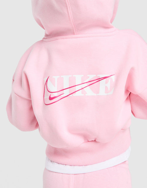 Girls' Graphic Full Zip Hooded Set Infant