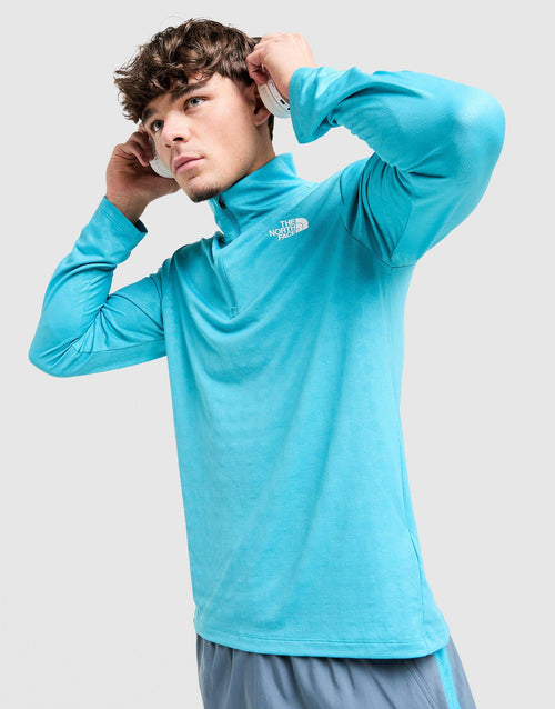 24/7 Emboss 1/4 Zip Top