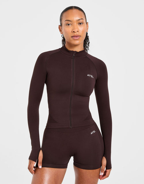 Empower Seamless Full Zip Top