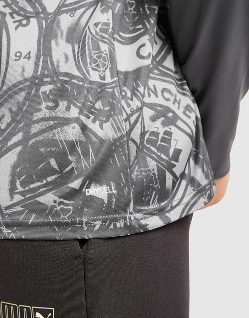 Manchester City FC Warm Up 1/4 Zip Top