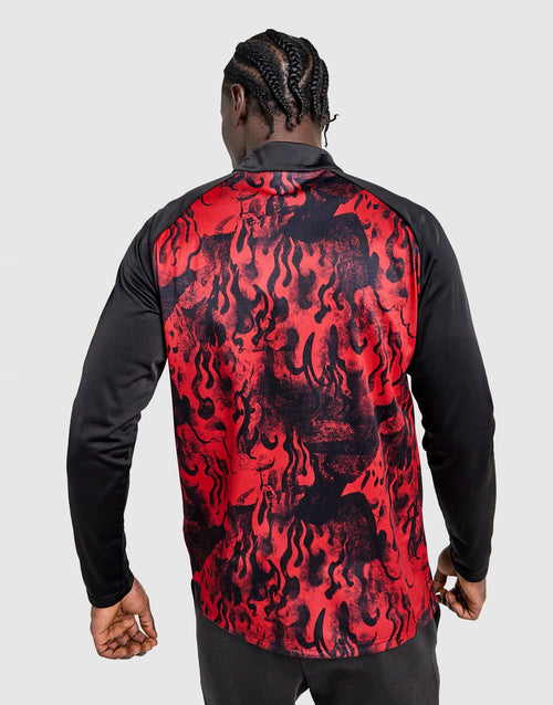 AC Milan Warm Up 1/4 Zip Top
