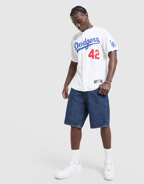 MLB LA Dodgers Robinson #42 Home Jersey