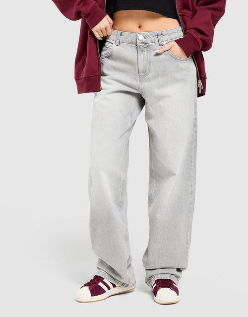 Mid-Rise Loose Jeans