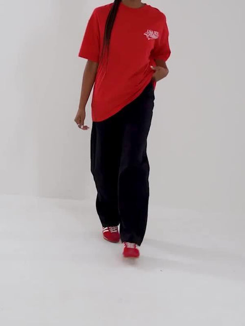 Mid-Rise Barrel Jeans