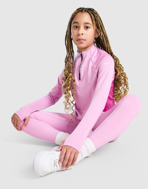 Girls' Pro Dri-FIT 1/2 Zip Top Junior