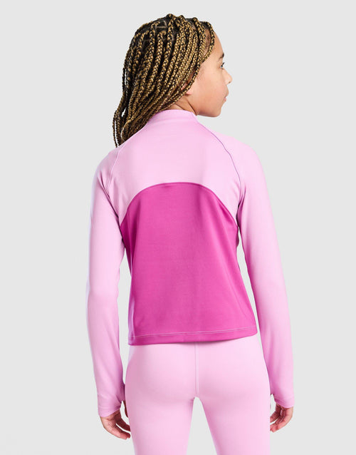 Girls' Pro Dri-FIT 1/2 Zip Top Junior