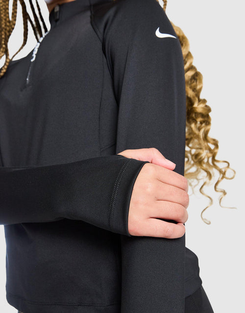 Girls' Pro Dri-FIT 1/2 Zip Top Junior