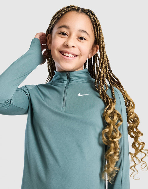 Girls' Dri-FIT Long Sleeve 1/2 Zip Top Junior