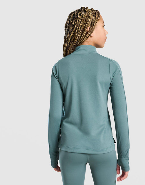 Girls' Dri-FIT Long Sleeve 1/2 Zip Top Junior