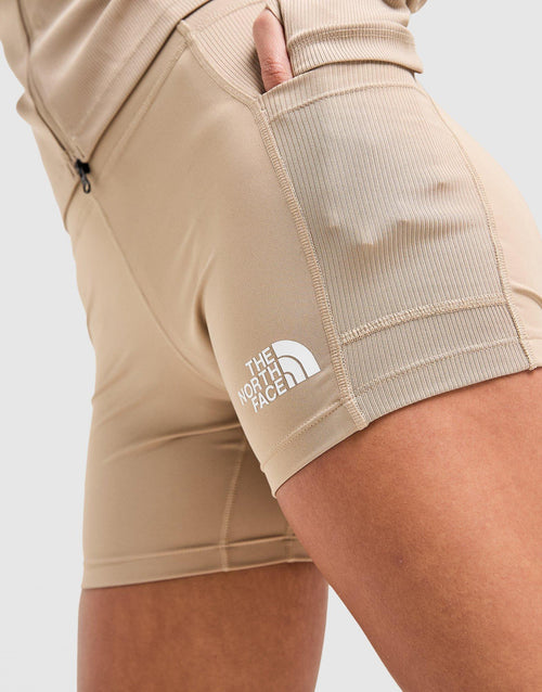 Ribbed Panel Shorts