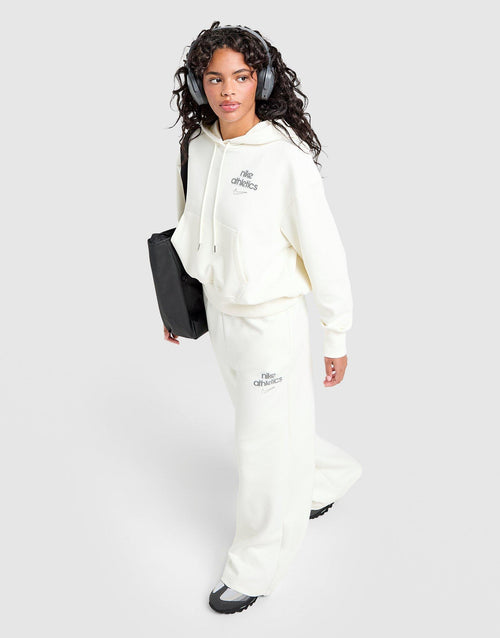 Phoenix Fleece Graphic Swoosh Wide Leg Joggers