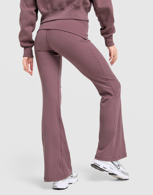Chill Ribbed Flare Leggings