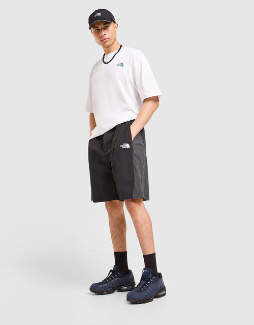 Grid Reflective Belt Shorts