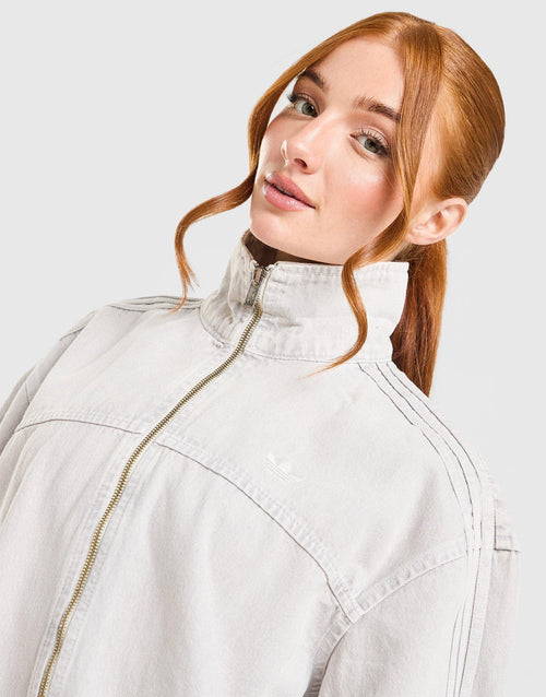 Oversized Denim Firebird Track Top