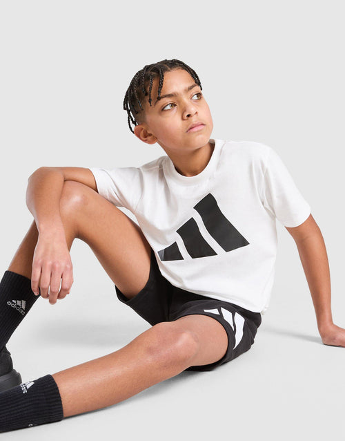 Badge Of Sport Large Logo T-Shirt/Short Set Junior