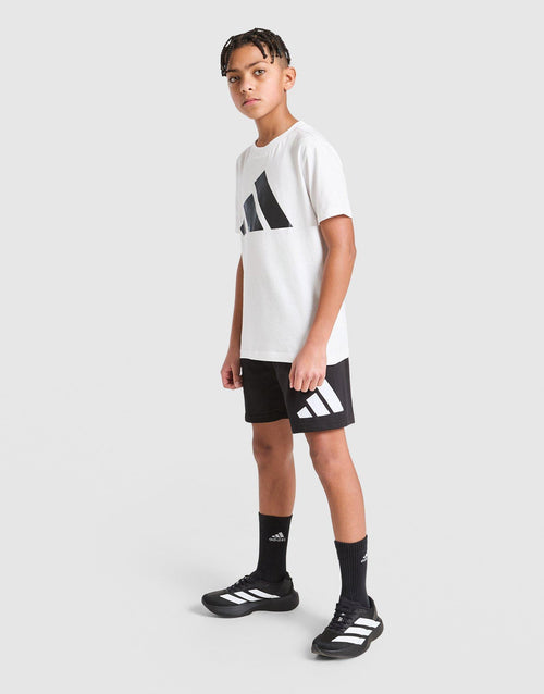 Badge Of Sport Large Logo T-Shirt/Short Set Junior