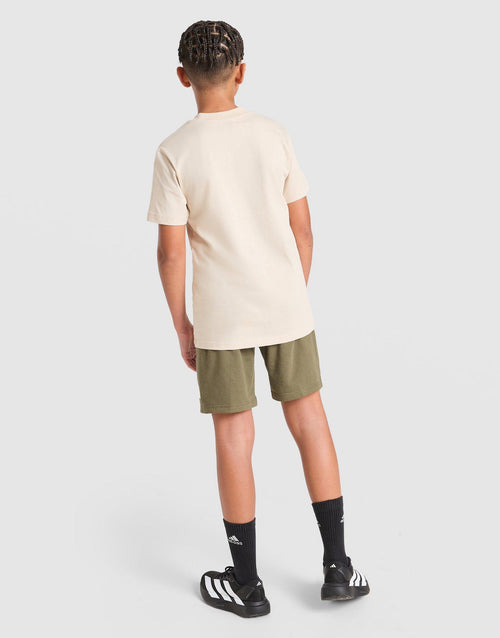 Badge Of Sport Large Logo T-Shirt/Short Set Junior
