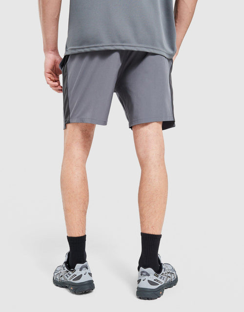 Titanium Charcoal Panelled Sports Shorts