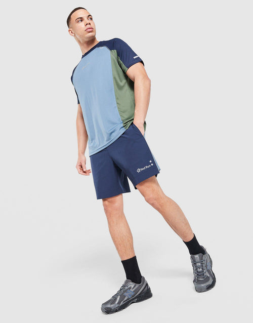 Midnight Moss Panelled Sports Shorts
