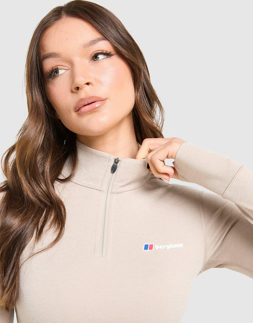 Tech Marl 1/4 Zip Top