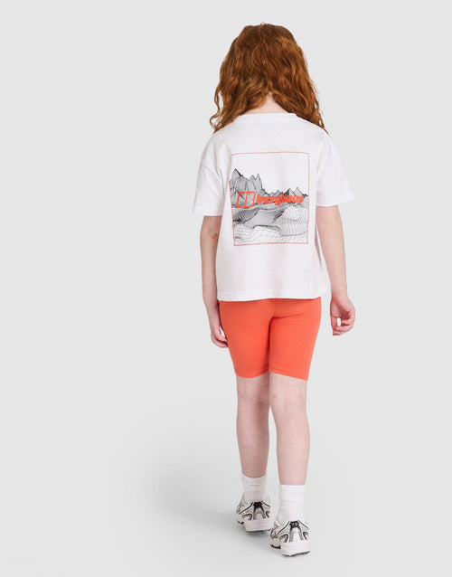 Girls' Full Box Logo T-Shirt/Shorts Set Children