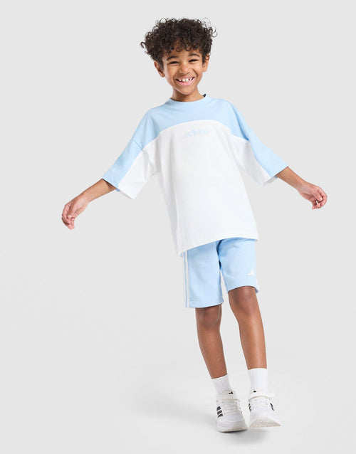 Linear T-Shirt/Shorts Set Children