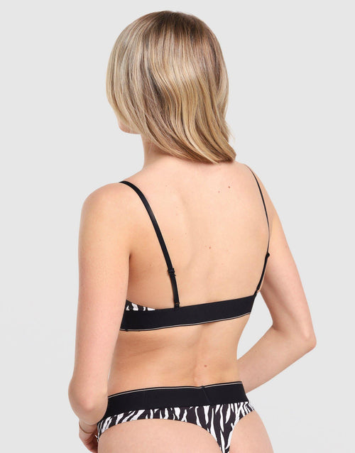 Zebra Print Bralette